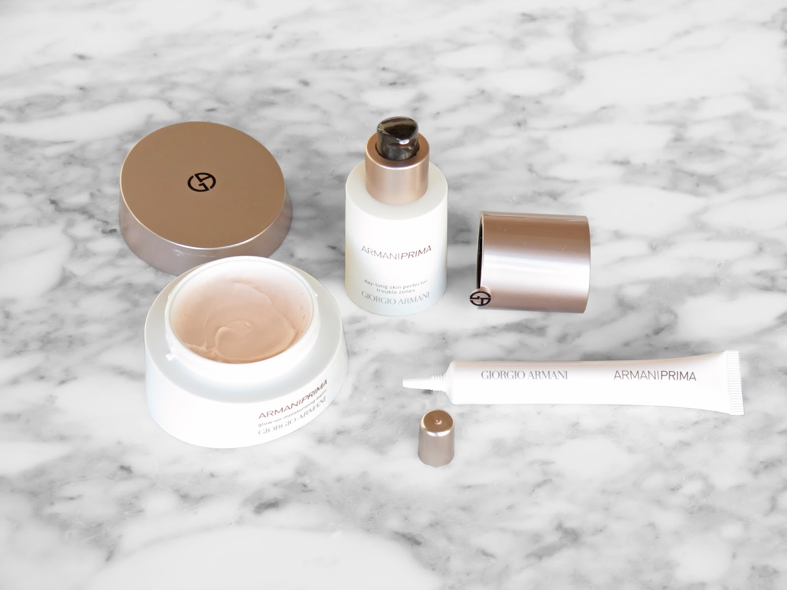 Armani Beauty Prima Skincare, Crema Nuda and Him/Her Lip Care